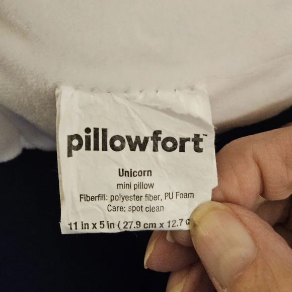 Pillowfort Unicorn 12" stuffed animal toy.  Plush Kid Stuffed Animal - Picture 3 of 4